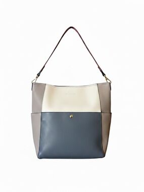Bostanten Lotty Genuine Leather color block Crossbody Bag colorful strap